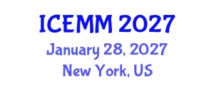 International Conference on Economy, Management and Marketing (ICEMM) January 28, 2027 - New York, United States