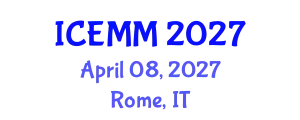 International Conference on Economy, Management and Marketing (ICEMM) April 08, 2027 - Rome, Italy