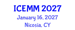 International Conference on Economy, Management and Marketing (ICEMM) January 16, 2027 - Nicosia, Cyprus
