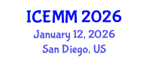 International Conference on Economy, Management and Marketing (ICEMM) January 12, 2026 - San Diego, United States