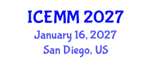 International Conference on Economy, Management and Marketing (ICEMM) January 16, 2027 - San Diego, United States
