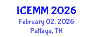 International Conference on Economy, Management and Marketing (ICEMM) February 02, 2026 - Pattaya, Thailand