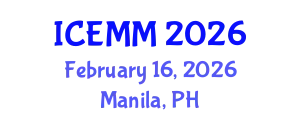 International Conference on Economy, Management and Marketing (ICEMM) February 16, 2026 - Manila, Philippines