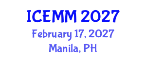 International Conference on Economy, Management and Marketing (ICEMM) February 17, 2027 - Manila, Philippines