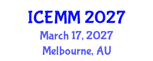International Conference on Economy, Management and Marketing (ICEMM) March 17, 2027 - Melbourne, Australia