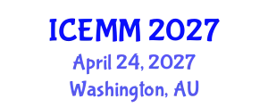International Conference on Economy, Management and Marketing (ICEMM) April 24, 2027 - Washington, Australia