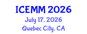 International Conference on Economy, Management and Marketing (ICEMM) July 17, 2026 - Quebec City, Canada