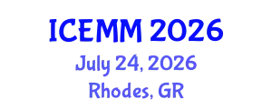 International Conference on Economy, Management and Marketing (ICEMM) July 24, 2026 - Rhodes, Greece