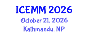 International Conference on Economy, Management and Marketing (ICEMM) October 21, 2026 - Kathmandu, Nepal