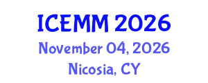 International Conference on Economy, Management and Marketing (ICEMM) November 04, 2026 - Nicosia, Cyprus