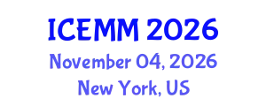 International Conference on Economy, Management and Marketing (ICEMM) November 04, 2026 - New York, United States