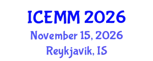 International Conference on Economy, Management and Marketing (ICEMM) November 15, 2026 - Reykjavik, Iceland