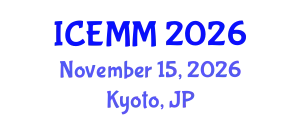 International Conference on Economy, Management and Marketing (ICEMM) November 15, 2026 - Kyoto, Japan