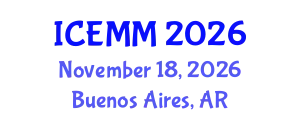 International Conference on Economy, Management and Marketing (ICEMM) November 18, 2026 - Buenos Aires, Argentina