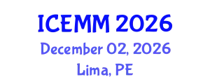 International Conference on Economy, Management and Marketing (ICEMM) December 02, 2026 - Lima, Peru
