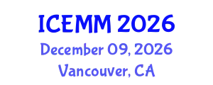 International Conference on Economy, Management and Marketing (ICEMM) December 09, 2026 - Vancouver, Canada