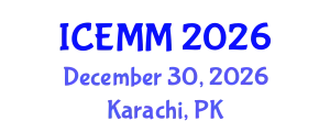 International Conference on Economy, Management and Marketing (ICEMM) December 30, 2026 - Karachi, Pakistan