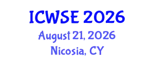 International Conference on Wood Science and Engineering (ICWSE) August 21, 2026 - Nicosia, Cyprus