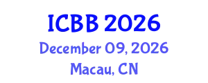 International Conference on Biosensors and Bioelectronics (ICBB) December 09, 2026 - Macau, China