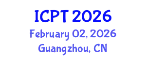 International Conference on Phytotechnology (ICPT) February 02, 2026 - Guangzhou, China