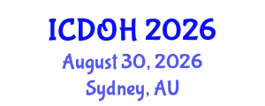 International Conference on Dental and Oral Health (ICDOH) August 30, 2026 - Sydney, Australia