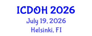 International Conference on Dental and Oral Health (ICDOH) July 19, 2026 - Helsinki, Finland