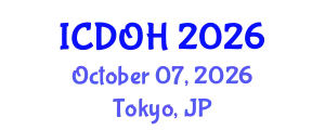 International Conference on Dental and Oral Health (ICDOH) October 07, 2026 - Tokyo, Japan