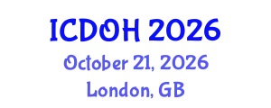International Conference on Dental and Oral Health (ICDOH) October 21, 2026 - London, United Kingdom