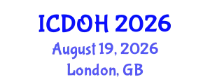 International Conference on Dental and Oral Health (ICDOH) August 19, 2026 - London, United Kingdom
