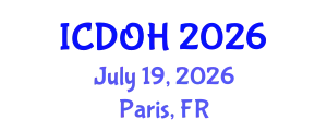 International Conference on Dental and Oral Health (ICDOH) July 19, 2026 - Paris, France