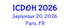 International Conference on Dental and Oral Health (ICDOH) September 20, 2026 - Paris, France