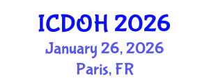 International Conference on Dental and Oral Health (ICDOH) January 26, 2026 - Paris, France