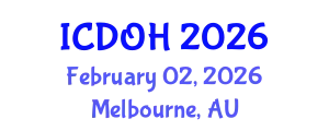International Conference on Dental and Oral Health (ICDOH) February 02, 2026 - Melbourne, Australia
