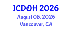 International Conference on Dental and Oral Health (ICDOH) August 05, 2026 - Vancouver, Canada