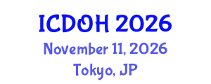 International Conference on Dental and Oral Health (ICDOH) November 11, 2026 - Tokyo, Japan