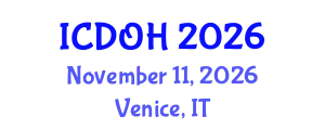 International Conference on Dental and Oral Health (ICDOH) November 11, 2026 - Venice, Italy