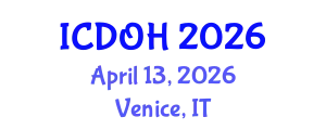 International Conference on Dental and Oral Health (ICDOH) April 13, 2026 - Venice, Italy