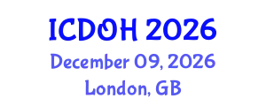 International Conference on Dental and Oral Health (ICDOH) December 09, 2026 - London, United Kingdom