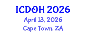 International Conference on Dental and Oral Health (ICDOH) April 13, 2026 - Cape Town, South Africa