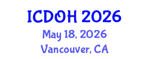 International Conference on Dental and Oral Health (ICDOH) May 18, 2026 - Vancouver, Canada