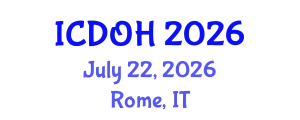 International Conference on Dental and Oral Health (ICDOH) July 22, 2026 - Rome, Italy