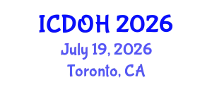 International Conference on Dental and Oral Health (ICDOH) July 19, 2026 - Toronto, Canada