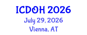 International Conference on Dental and Oral Health (ICDOH) July 29, 2026 - Vienna, Austria