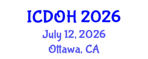 International Conference on Dental and Oral Health (ICDOH) July 12, 2026 - Ottawa, Canada