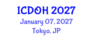 International Conference on Dental and Oral Health (ICDOH) January 07, 2027 - Tokyo, Japan