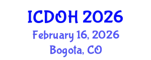 International Conference on Dental and Oral Health (ICDOH) February 16, 2026 - Bogota, Colombia