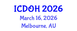 International Conference on Dental and Oral Health (ICDOH) March 16, 2026 - Melbourne, Australia