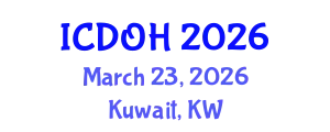International Conference on Dental and Oral Health (ICDOH) March 23, 2026 - Kuwait, Kuwait