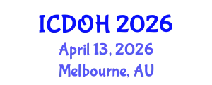 International Conference on Dental and Oral Health (ICDOH) April 13, 2026 - Melbourne, Australia