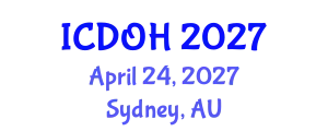 International Conference on Dental and Oral Health (ICDOH) April 24, 2027 - Sydney, Australia